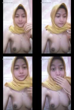 Melly Hijab Cantik Suka Banget Sange Dikamar Mandi.mp4