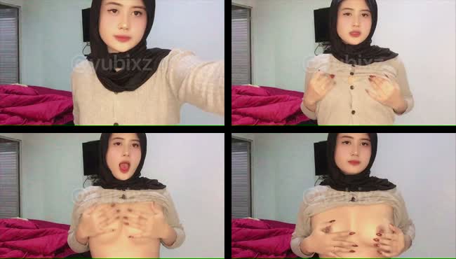 Hijab hitam cantik.mp4