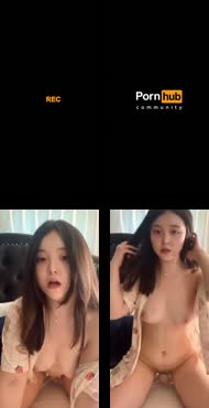 Payudara Gadis Korea Bergoyang saat dia Cowgirls Dildo - DoodStream.mp4
